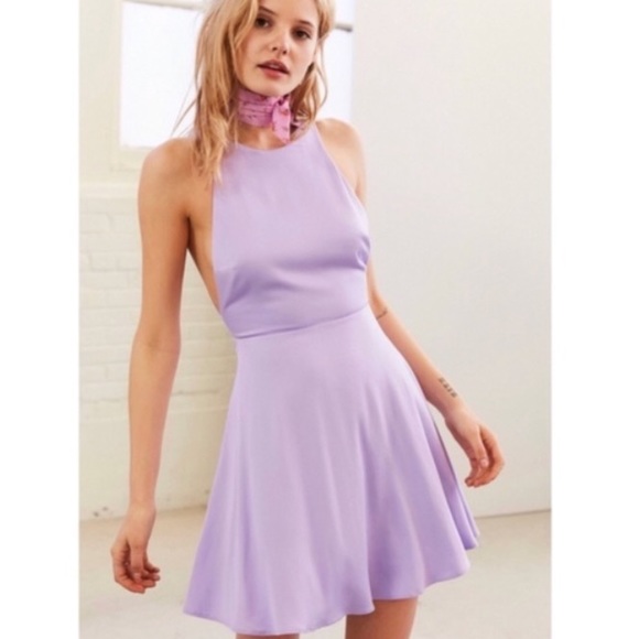 Urban Outfitters Dresses & Skirts - Silence & Noise Lavender Backless Skater Dress NWT